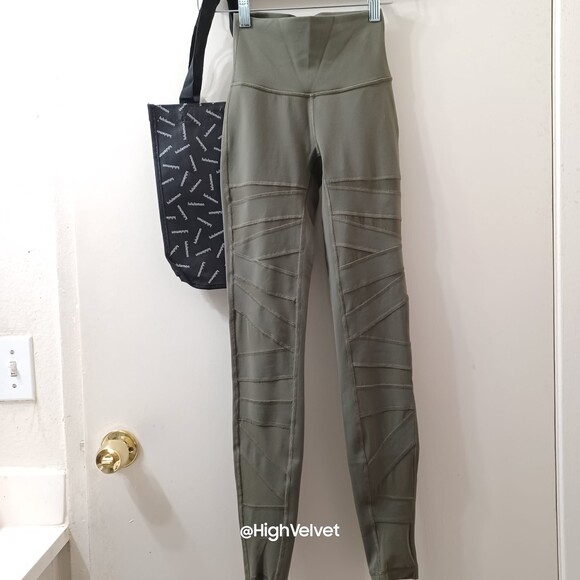 Lululemon Wunder Under Leggings Hi-RiseTech Mesh XS / 0 - Picture 3 of 12